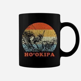 Surfing Ho'okipa, Maui Vintage Retro Throwback Surfer Gift Coffee Mug | Crazezy CA