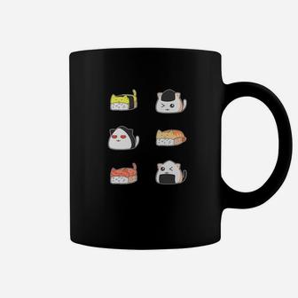 Sushi Kitty Cats Funny Japanese Food Neko Coffee Mug - Thegiftio