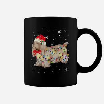 Sussex Spaniel Dog Christmas Light Xmas Mom Dad Gifts Coffee Mug | Crazezy UK