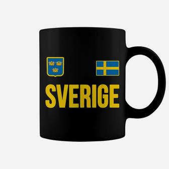 Sweden T-Shirt Swedish Flag Sverige Gift Love Souvenir Coffee Mug | Crazezy UK