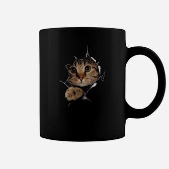 Sweet Kitten Torn Cloth Funny Cat Lover Cat Owner Cat Lady Coffee Mug | Crazezy UK