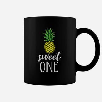 Sweet One Birthday Outfit Kids Girls Hawaii Pineapple Party Coffee Mug | Crazezy DE