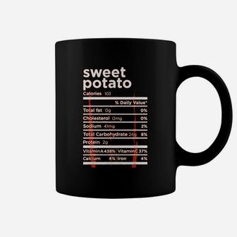 Sweet Potato Nutrition Facts Funny Thanksgiving Costume Coffee Mug - Thegiftio