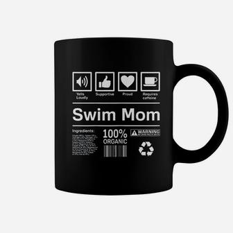 Swim Mom Contents Swim Mom Coffee Mug - Thegiftio UK