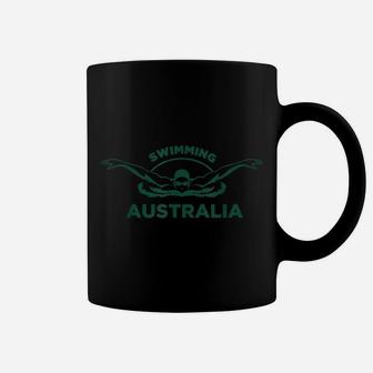 Swimming Australia Support The Team Shirt Pool Coffee Mug | Crazezy