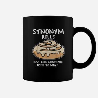 Synonym Rolls Book Lovers Punctuation Saves Lives Coffee Mug | Crazezy