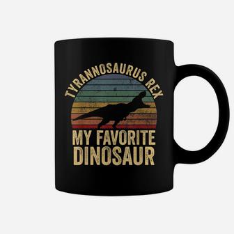 T-Rex Is My Favorite Dinosaur - Dino Lover Kids Gift Coffee Mug | Crazezy