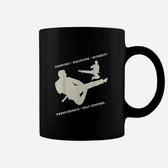 Taekwondo Tenets Martial Arts Coffee Mug | Crazezy