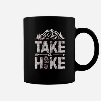Take A Hike Outdoor Hiking Nature Hiker Vintage Coffee Mug | Crazezy AU