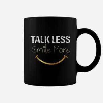 Talk Less Smile More Hamilton Funny Quote Coffee Mug | Crazezy DE
