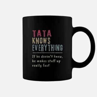 Tata Know Everything Grandpa Gift Coffee Mug - Thegiftio UK