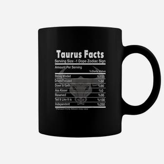 Taurus Facts Funny Taurus Coffee Mug | Crazezy AU