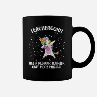 Teachercorn Unicorn Teacher More Magical Gift Back To School Coffee Mug | Crazezy