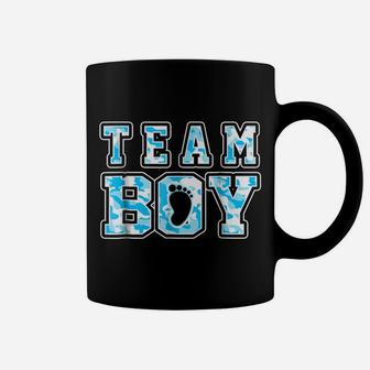 Team Boy Shirt - Blue Baby Shower Gender Reveal Shirt Coffee Mug | Crazezy UK
