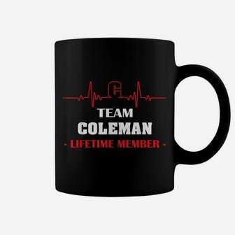 Team Coleman Lifetime Member Blood Completely Family Coffee Mug | Crazezy