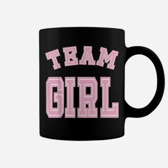 Team Girl Baby Shower Gender Reveal Party Cute Funny Pink Coffee Mug | Crazezy UK