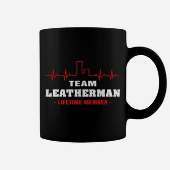 Team Leatherman Lifetime Member Proud Family Surname Coffee Mug | Crazezy DE