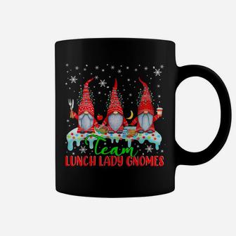 Team Lunch Lady Gnomes Christmas Lights Gnome Lunch Lady Coffee Mug | Crazezy CA
