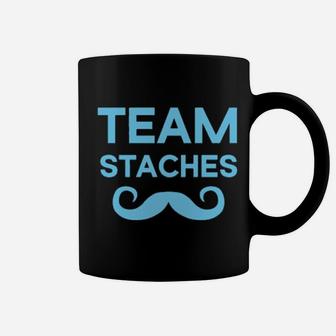 Team Staches Gender Reveal Coffee Mug - Monsterry CA