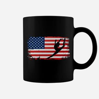 Team Suni Gymnastics Gymnast Sunisa Lee Usa Flag America Coffee Mug | Crazezy