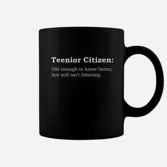 Teenior Citizen Funny Rebel Senior Citizen Coffee Mug - Thegiftio UK