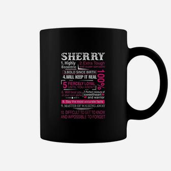 Ten Facts About Women Name Is Sherry First Name Coffee Mug - Thegiftio UK