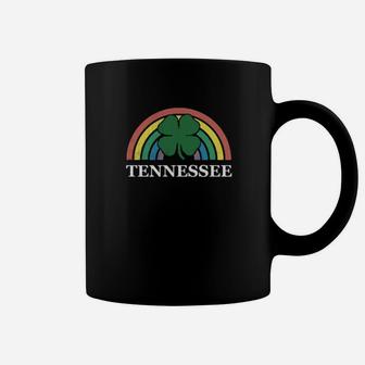 Tennessee Shamrock St Patrick's Day Irish Clover Rainbow Coffee Mug - Monsterry