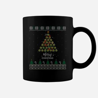 Tennis Christmas Tree Xmas Gift For Tennis Lovers Sweatshirt Coffee Mug | Crazezy CA