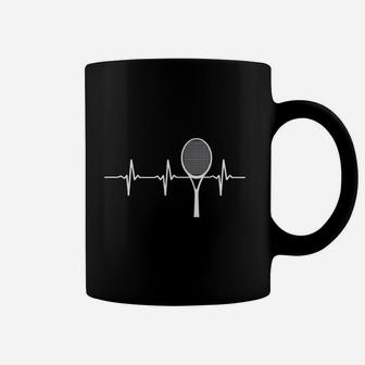 Tennis Heartbeat I Love Tennis Coffee Mug - Thegiftio