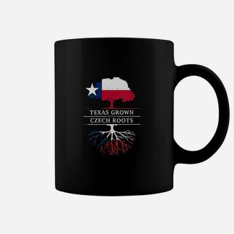 Texas Grown With Czech Roots Coffee Mug - Thegiftio UK