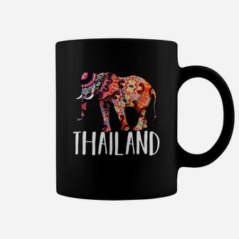 Thailand Elephant Souvenir Coffee Mug - Thegiftio UK