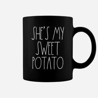 Thanksgiving Couples She's My Sweet Potato I Yam Set Coffee Mug - Monsterry CA
