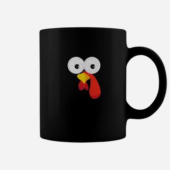 Thanksgiving Turkey Face Funny Thanksgiving Costume Coffee Mug - Thegiftio UK