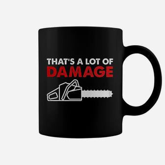 Thats A Lot Of Damage Funny Meme Memes Unisex Coffee Mug | Crazezy