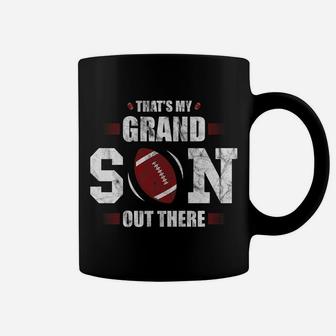 That's My Grandson Out There Football Gift Grandma Grandpa Coffee Mug | Crazezy UK