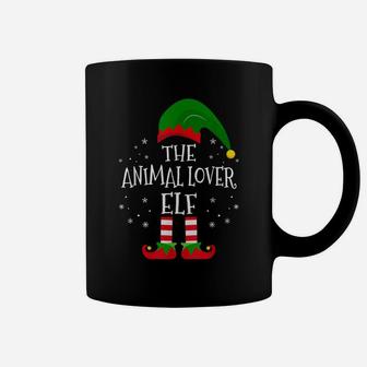 The Animal Lover Elf Matching Family Christmas Pajama Funny Coffee Mug | Crazezy