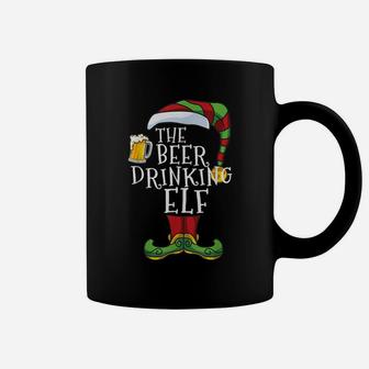 The Beer Drinking Elf Family Christmas Matching Funny Pajama Coffee Mug | Crazezy UK