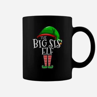 The Big Sis' Elf Group Matching Family Christmas Gift Sister Coffee Mug | Crazezy CA