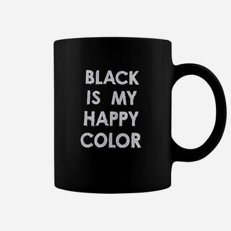 The Bold Banana Black Is My Happy Color Coffee Mug | Crazezy AU