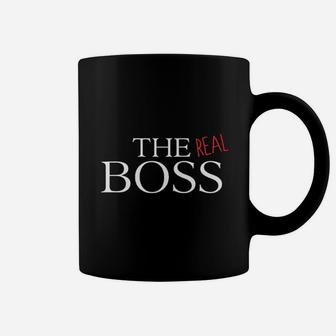 The Boss The Real Boss Matching Family Coffee Mug | Crazezy