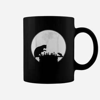 The Chess Board The Cat The Mouse And The Full Moon Coffee Mug | Crazezy