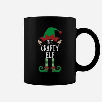 The Crafty Elf Matching Family Group Christmas Party Pajama Sweatshirt Coffee Mug | Crazezy DE