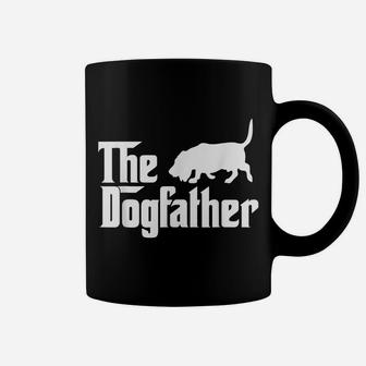 The Dogfather Basset Hound Dog Father Dad Gift Coffee Mug | Crazezy