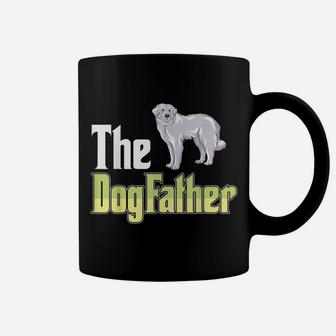 The Dogfather Great Pyrenees Funny Dog Owner Father’ Day Coffee Mug | Crazezy