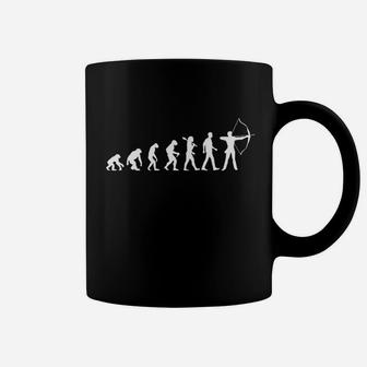 The Evolution Of Archery Coffee Mug | Crazezy