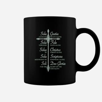 The Five Solas Cute Christian Movement Coffee Mug - Thegiftio UK