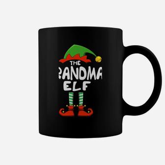 The Grandma Elf Funny Matching Family Christmas Sweatshirt Coffee Mug | Crazezy