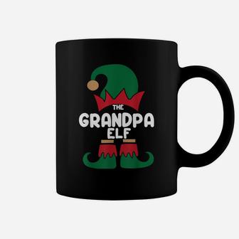 The Grandpa The Dog Dad Elf Christmas Shirts Matching Family Coffee Mug | Crazezy