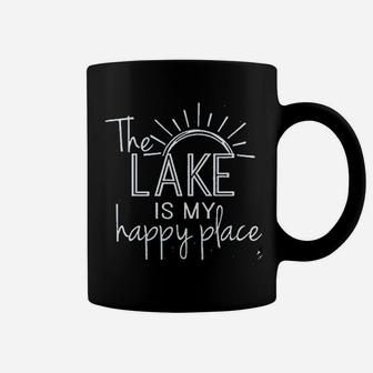 The Lake Is My Happy Place Coffee Mug | Crazezy