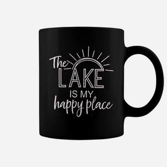 The Lake Is My Happy Place Coffee Mug | Crazezy